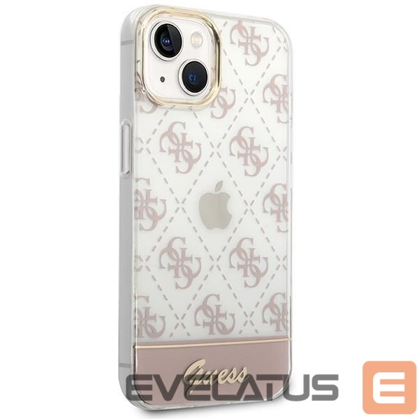 Чехол на заднюю панель Guess Guess GUHCP14MHG4MHP iPhone 14 Plus 6.7 "pink / pink hardcase 4G Pattern Script