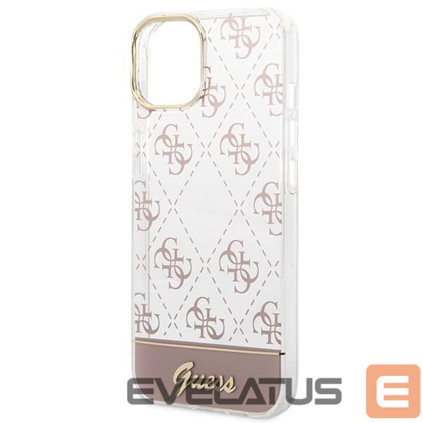Чехол на заднюю панель Guess Guess GUHCP14MHG4MHP iPhone 14 Plus 6.7 "pink / pink hardcase 4G Pattern Script