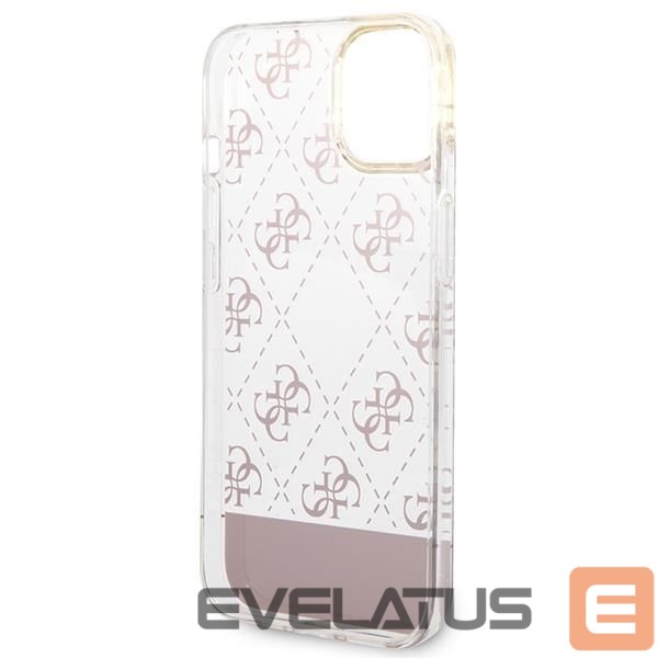 Чехол на заднюю панель Guess Guess GUHCP14MHG4MHP iPhone 14 Plus 6.7 "pink / pink hardcase 4G Pattern Script