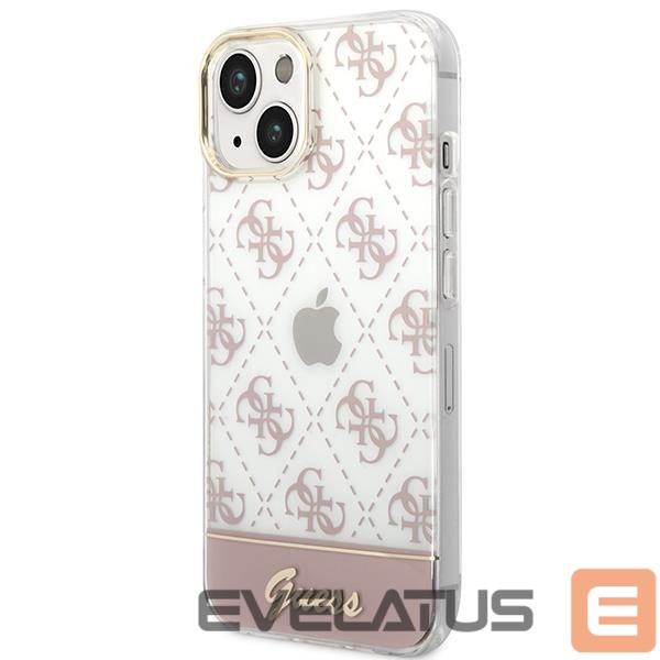 Чехол на заднюю панель Guess Guess GUHCP14MHG4MHP iPhone 14 Plus 6.7 "pink / pink hardcase 4G Pattern Script