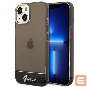 Чехол на заднюю панель Guess  Guess GUHCP14SHGCOK iPhone 14 6.1 "black / black hardcase Translucent 