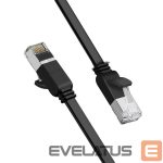 Кабель Ugreen  Ugreen flat cable internet network cable Ethernet patch cord RJ45 Cat 6 UTP 1000 Mbps 2 m black (50185) 