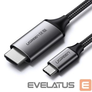 Кабель Ugreen  Ugreen cable HDMI cable - USB Type C 4K 60 Hz 1.5 m black-gray (MM142 50570) 