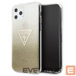 Чехол на заднюю панель Guess  Guess GUHCN65SGTLGO iPhone 11 Pro Max gold/gold hard case Glitter Triangle 