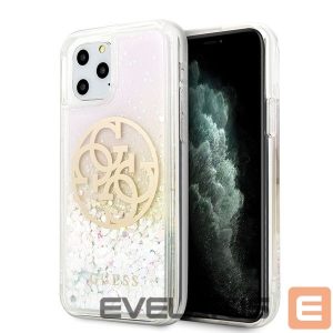 Чехол на заднюю панель Guess  Guess GUHCN58LGIRGP iPhone 11 Pro hard case Gradient Liquid Glitter Circle Logo 