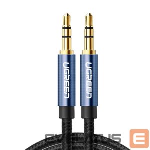 Кабель Ugreen  Ugreen AUX audio cable straight minijack 3.5 mm 1m blue (AV112) 