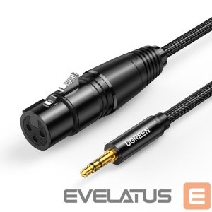 Кабель Ugreen  Ugreen audio cable 3.5mm mini jack (male) - XLR (female) 1m black (AV182) 