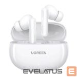 Проводные наушники Ugreen  Ugreen HiTune T6 wireless headphones with ANC function + USB-A - USB-C cable - white 