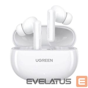 Проводные наушники Ugreen  Ugreen HiTune T6 wireless headphones with ANC function + USB-A - USB-C cable - white 