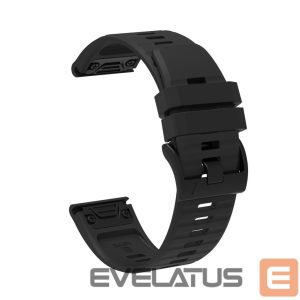 Ремешок Hurtel  Silicone Strap for Garmin Fenix 3 / 5X / 6X / 7X Pro - Black 