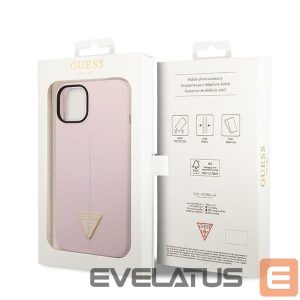 Чехол на заднюю панель Guess  Guess Silicone Triangle Case for iPhone 14 6.1" - Purple 