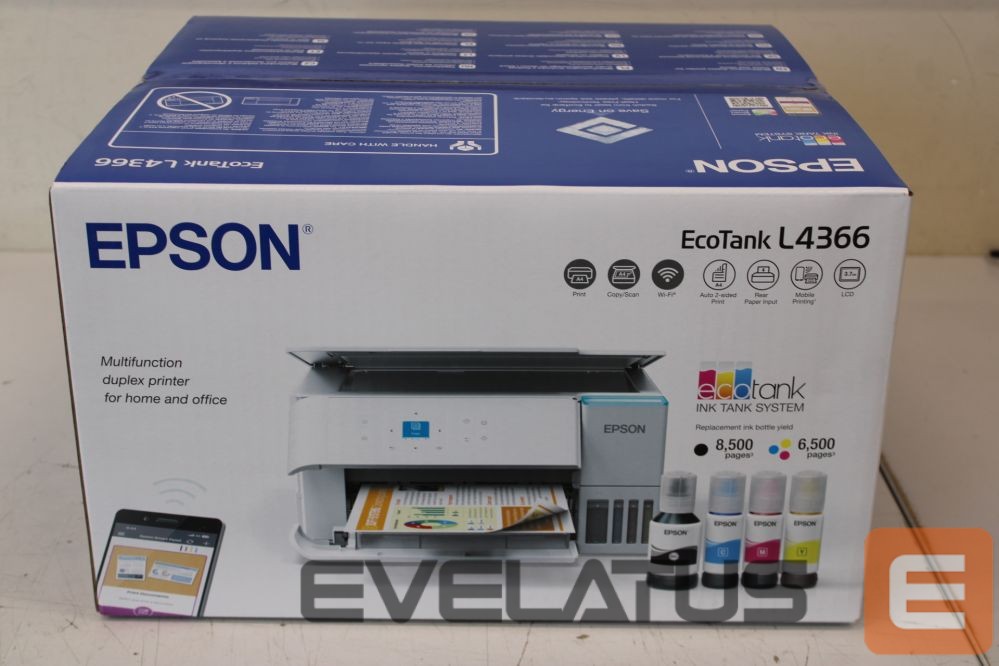 Принтер EPSON SALE OUT. Multifunctional printer | EcoTank L4366 | Inkjet | Colour | A4 | Wi-Fi | DAMAGED PACKAGING