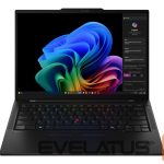 Портативный компьютер Lenovo  ThinkPad T14s G6 Intel | Black | 14 " | IPS | WUXGA | 1920 x 1200 pixels | Anti-glare | Intel Core Ultra 7 | 258V | 32 GB | Soldered LPDDR5X | Solid-state drive capacity 512 GB | Intel Arc Graphics 140V | Windows 11 Pro | 802.11be | Bluetooth version 5.4 | 5G Upgradable | Keyboard language Nordic | Keyboard backlit | Warranty 36 month(s) | Battery warranty 12 month(s) 