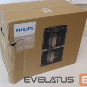 Настольный гриль Philips  SALE OUT.  Dual Basket Airfryer | NA462/70 4000 Series | Power 2750 W | Capacity 10 L | Rapid Air technology | Black | DAMAGED PACKAGING, DAMAGED PLASTIC AT BACK 