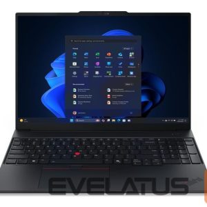 Портативный компьютер Lenovo  ThinkPad E16 G3 Intel | Black | 16 " | IPS | WUXGA | 1920 x 1200 pixels | Anti-glare | Intel Core Ultra 5 | 226V | 16 GB | Soldered LPDDR5X | Solid-state drive capacity 512 GB | Intel Arc Graphics 130V | Windows 11 Pro | 802.11ax | Bluetooth version 5.3 | Keyboard language English | Keyboard backlit | Warranty 32 month(s) | Battery warranty 12 month(s) 