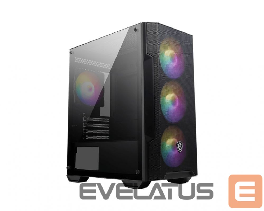 Корпус для компьютера MSI PC Case MAG FORGE M100A Black Micro ATX Tower Power supply included No