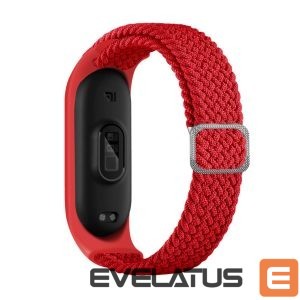 Ремешок iLike  Mi Band 3/4/5/6 Braided Fabric Strap Red