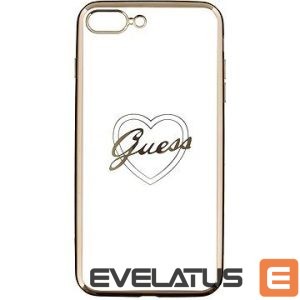 Чехол на заднюю панель Guess Apple iPhone 7 Plus / 8 Plus Apple Heart TPU Case Gold