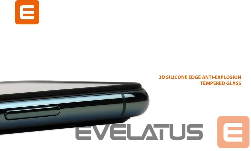 Защитное стекло Evelatus Apple Evelatus iPhone 14 Pro Max Rubber Anti-Broken 3D Glass Full Cover Japan Glue Anti-Static