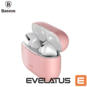 Чехол для наушников Baseus  AirPods Pro Silica Silicone-gel Protective case Pink