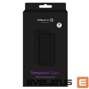 Защитное стекло Evelatus Xiaomi Redmi 12C 2.5D Full Cover Japan Glue Glass Anti-Static Black