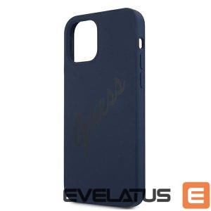 Чехол на заднюю панель Guess Apple iPhone 12 Mini 5.4'' Vintage Cover Blue