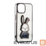 Чехол на заднюю панель iLike Apple iPhone 11 Silicone Case Print Desire Rabbit Black