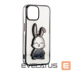 Чехол на заднюю панель iLike Apple iPhone 11 Silicone Case Print Desire Rabbit Black