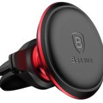 Авто держатель Baseus  Magnetic car holder ventilation grille Black Red