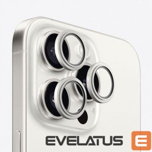 Защитное стекло Evelatus Apple iPhone 15 Pro / 15 Pro Max Camera Lens Protector Armor White Titanium 