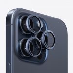 Защитное стекло Evelatus Apple iPhone 15 Pro / 15 Pro Max Camera Lens Protector Armor Blue Titanium 