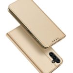 Чехол книжка Dux Ducis Samsung A14 5G Flip Card Wallet Stand Gold