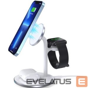 Док-станция Choetech  inductive charger (MagSafe compatible) stand for iPhone, Apple Watch, AirPods White