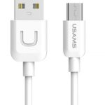 Кабель USAMS  US-SJ098 U-Turn Durable TPE Universal Micro USB to USB Data & Fast 2A Charger Cable 1m White
