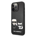 Чехол на заднюю панель Karl Lagerfeld Apple iPhone 13 Pro Choupette PU Leather Case Black