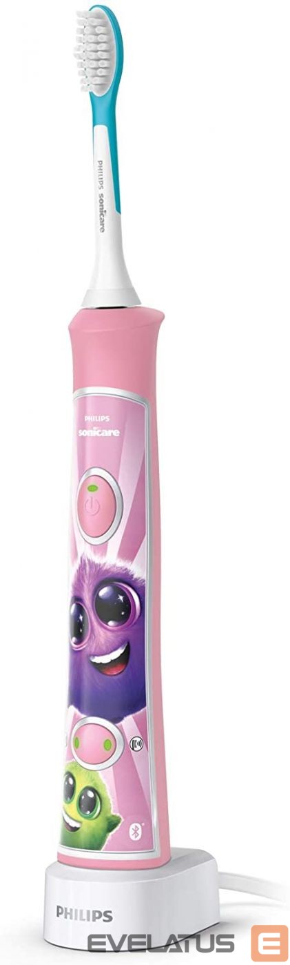 Зубная щётка Philips Electric toothbrush HX6352/42 Rechargeable, For kids, Number of teeth brushing modes 2, Sonic technology, Pink