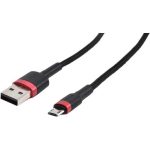 Кабель Baseus  CABLE MICROUSB TO USB 1M/RED/BLACK CAMKLF-B91 