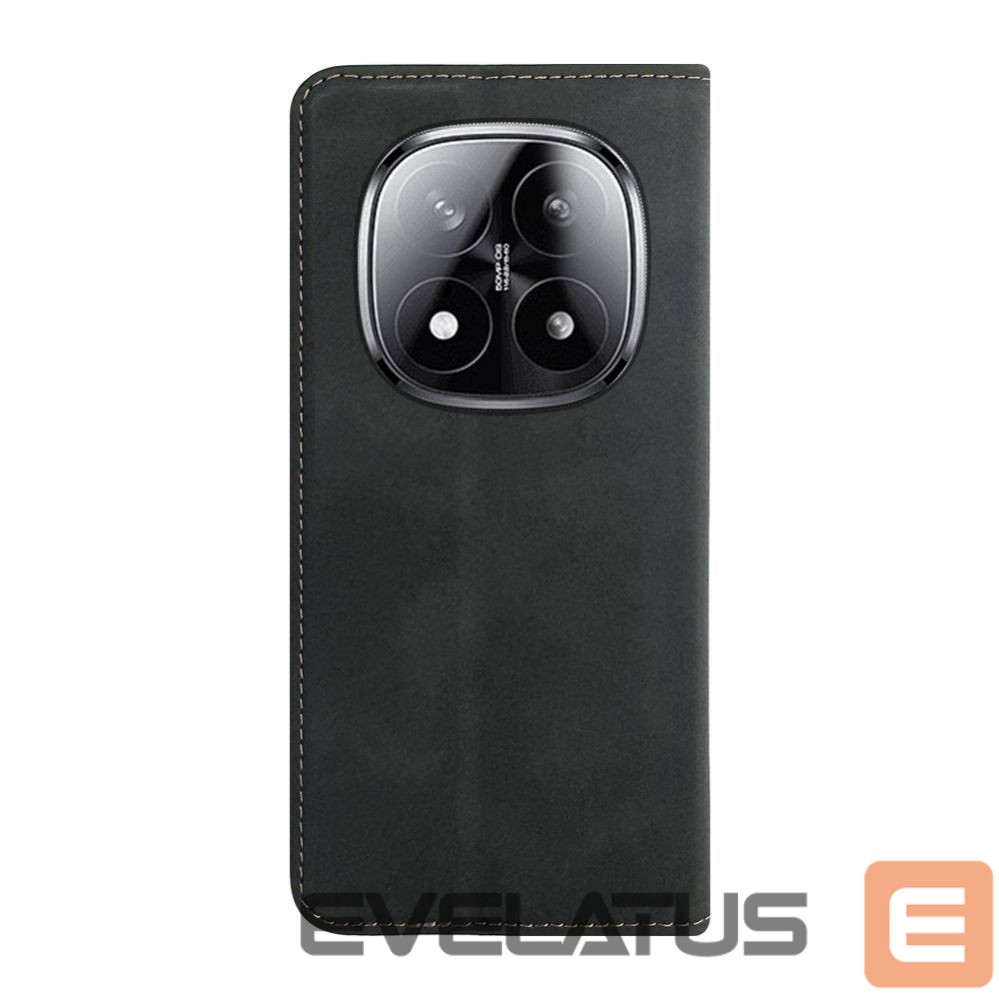 Чехол книжка Evelatus Xiaomi Redmi Note 14 Pro 4G / Poco X7 Book Case Black