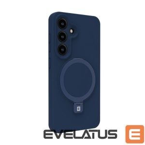 Чехол на заднюю панель Evelatus Samsung Galaxy S25 Plus Premium Magnetic with Stand Soft Touch Silicone Case Midnight Blue