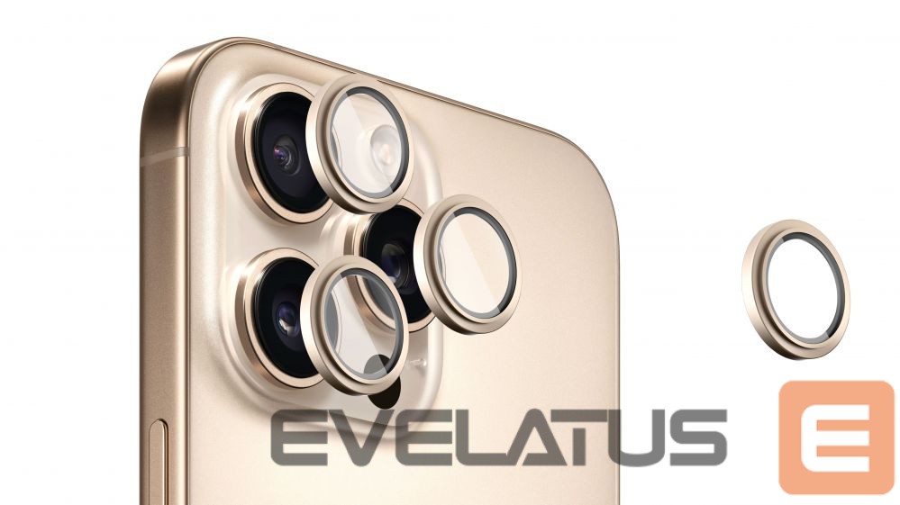 Защитное стекло Evelatus Apple iPhone 16 Pro / 16 Pro Max Camera Lens Protector Armor Desert Titanium