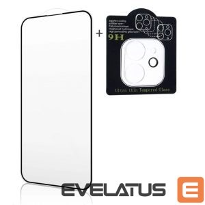 Защитное стекло iLike Apple iPhone 13 X2 Super Set 2.5D Edge Full face Tempered Glass + Camera Glass 