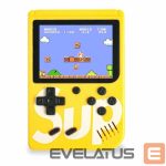 Игровая консоль GameBox  R1 8bit Portable Retro Game console with 400 games 3'' LCD with TV RCA cable Yellow