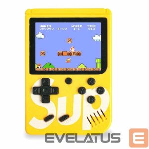 Игровая консоль GameBox  R1 8bit Portable Retro Game console with 400 games 3'' LCD with TV RCA cable Yellow