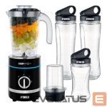Измельчители Noveen  Noveen SB2000 Sport Blender 500W 6 Blades + Pulse + Grinder 2x600ml + 300ml Bottles BPA-Free Black