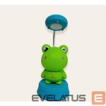 Настольная лампа Kiddyz  NL1 Space Froggy Kids Night Light Desk Lamp (20x10cm) with USB Power & pencil sharpener Green