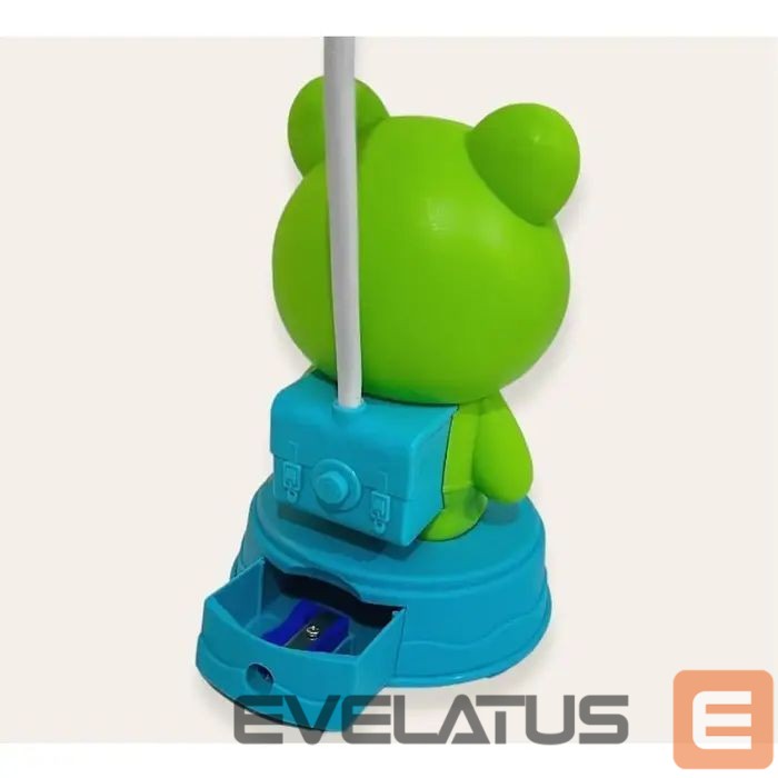 Настольная лампа Kiddyz NL1 Space Froggy Kids Night Light Desk Lamp (20x10cm) with USB Power & pencil sharpener Green