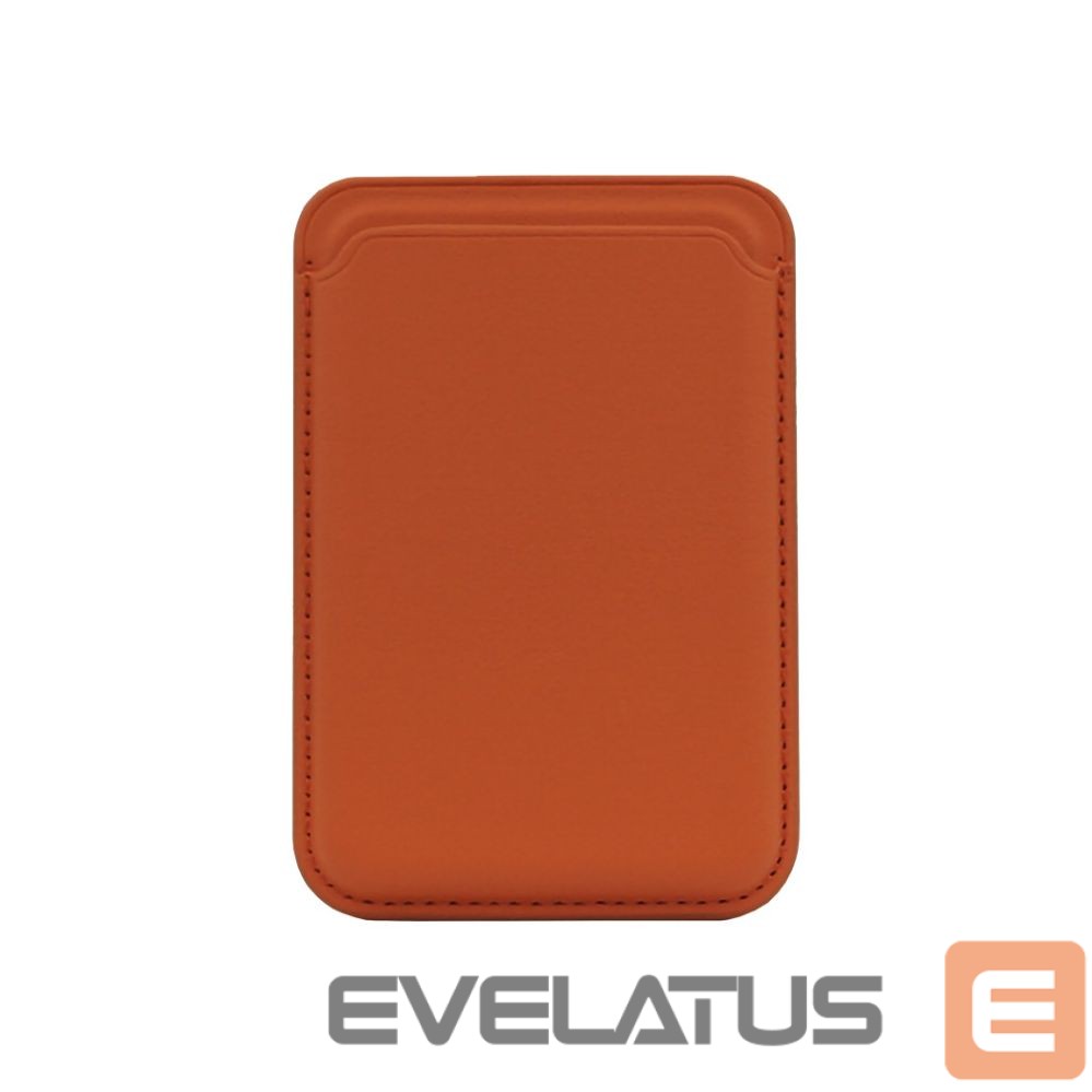 Чехол универсальный карман Evelatus Universal PU Leather Wallet with MagSafe Orange