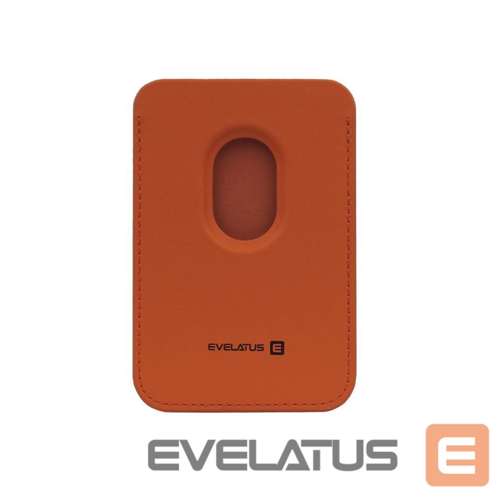 Чехол универсальный карман Evelatus Universal PU Leather Wallet with MagSafe Orange