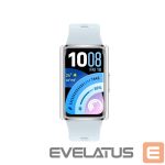 Фитнес браслет Huawei  Band 11 Pro Silver Aluminum Alloy Case with Blue Fluoroelastomer Strap (Candy-B49F) 