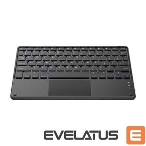 Компьютерная клавиатура Blackview  K1 Bluetooth Keyboard Wireless Ultra Slim 10” – 280mAh Battery, Bluetooth 3.0, Compatible with Windows / Android / iOS, Black Gray